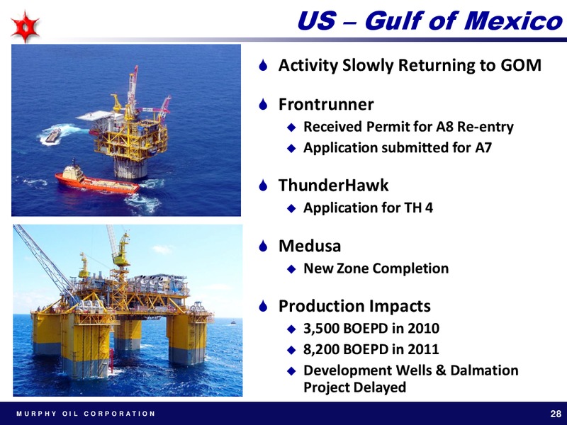 BARCLAYS CAPITAL AMERICAS SELECT CONFERENCE – Murphy Oil Corp – slide 27