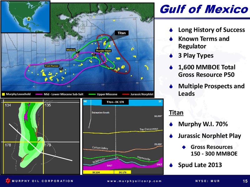 RBC CAPITAL MARKETS GLOBAL ENERGY AND POWER CONFERENCE – Murphy Oil Corp – slide 14