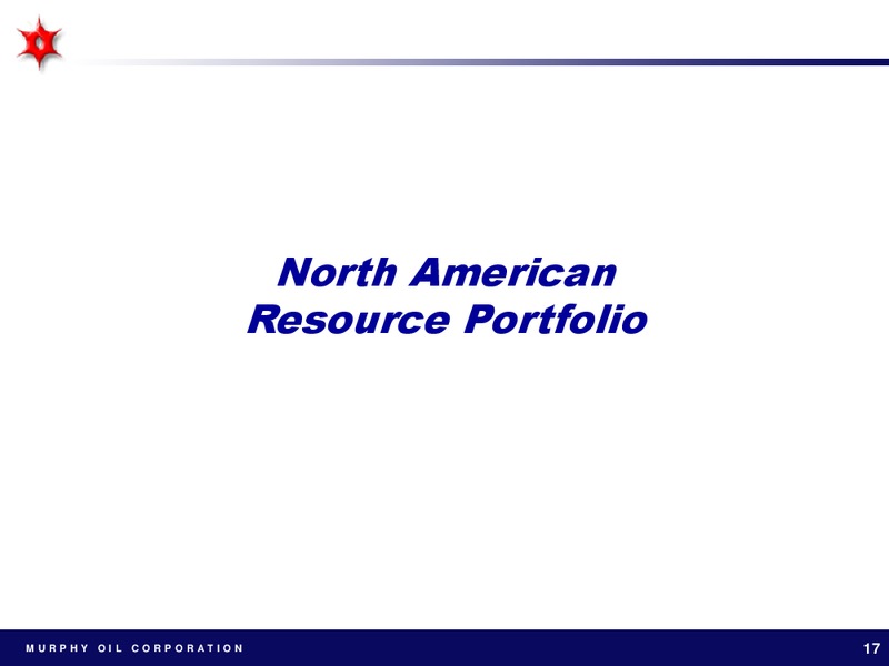 TUDOR PICKERING HOLT 2011 ENERGY CONFERENCE – Murphy Oil Corp – slide 16