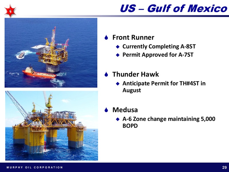TUDOR PICKERING HOLT 2011 ENERGY CONFERENCE – Murphy Oil Corp – slide 28