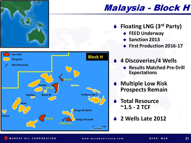BARCLAYS CAPITAL 2012 CEO ENERGY POWER CONFERENCE – Murphy Oil Corp – slide 20