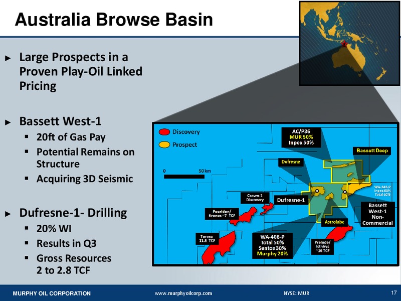 BARCLAYS CEO ENERGY POWER CONFERENCE – Murphy Oil Corp – slide 16