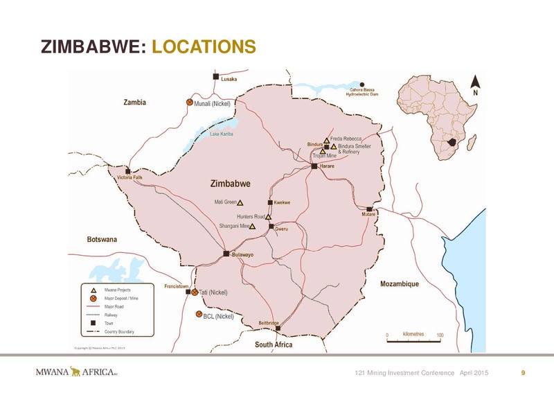 INVESTOR PRESENTATION – Mwana Africa – slide 9