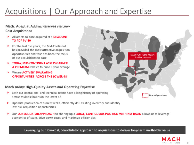 August 2024 Investor Presentation – Mach Natural Resources LP – slide 8