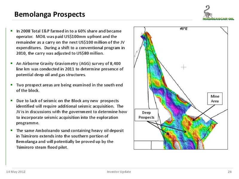 MANAGEMENT UPDATE – Madagascar Oil – slide 25