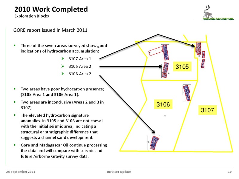 SEPTEMBER 2011 INVESTOR PRESENTATION – Madagascar Oil – slide 9