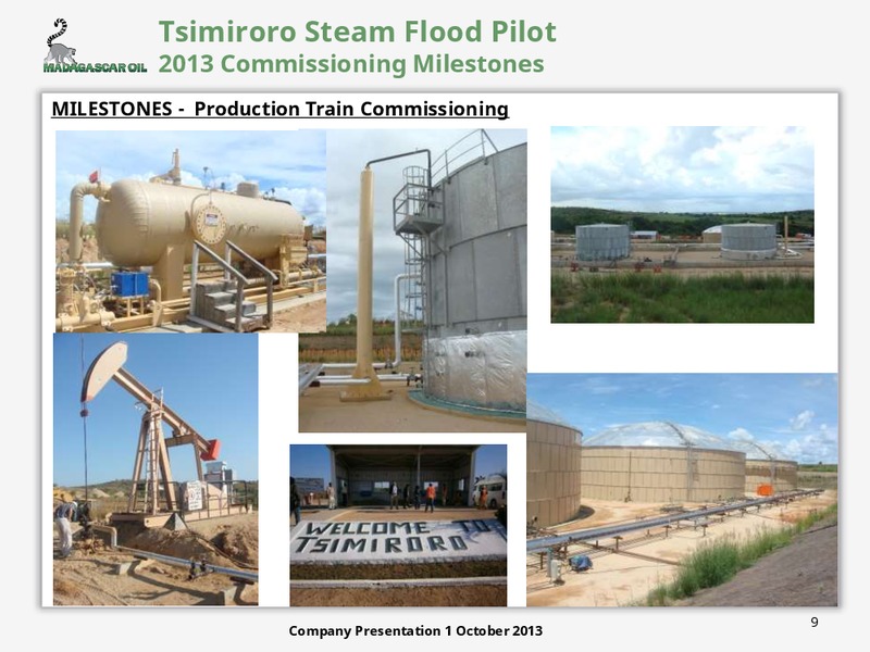 OCTOBER 2013 CORPORATE PRESENTATION – Madagascar Oil – slide 8