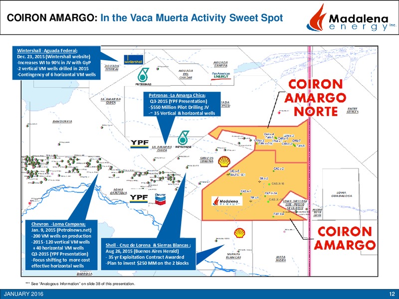 January 2016 Investor Presentation – Madalena Energy Inc. – slide 11