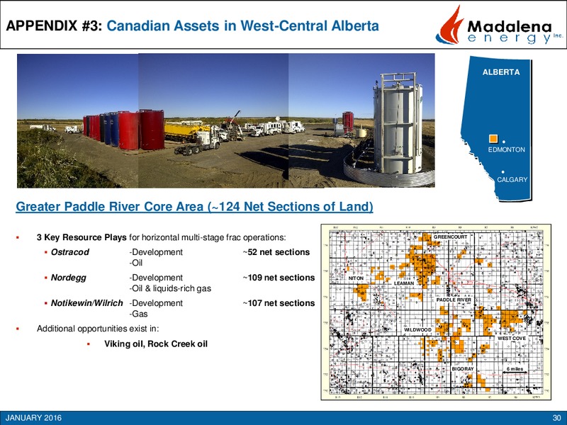 January 2016 Investor Presentation – Madalena Energy Inc. – slide 29