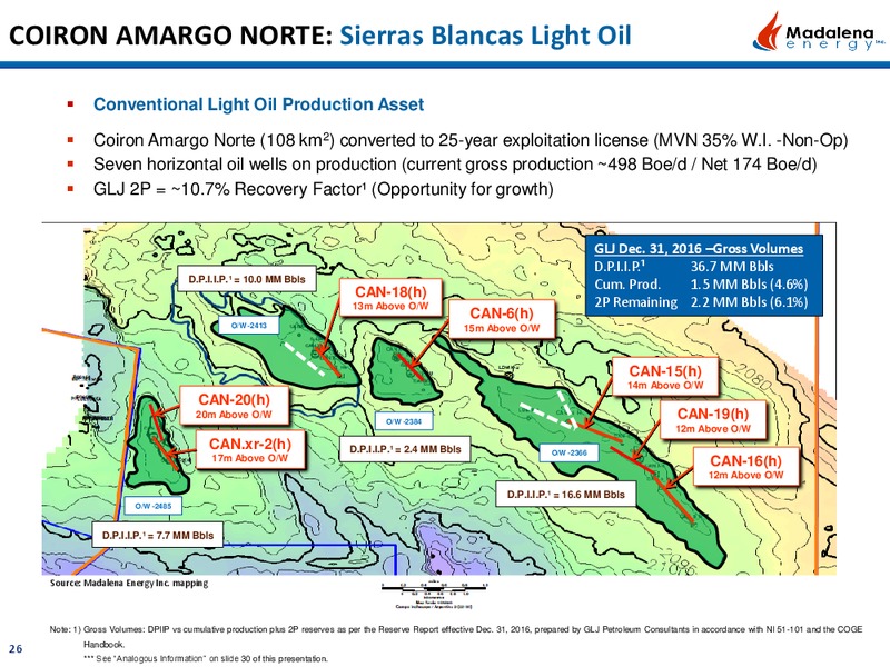 September 2017 Corporate Presentation – Madalena Energy Inc. – slide 25