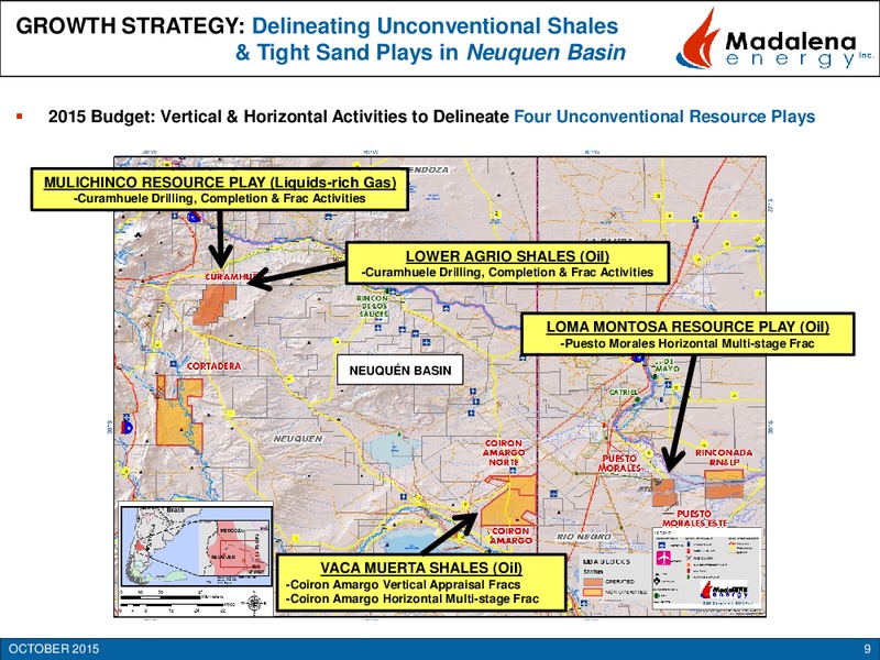 October 2015 Investor Presentation – Madalena Energy Inc. – slide 8