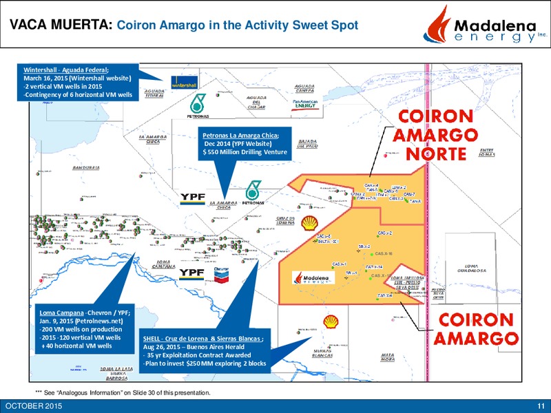 October 2015 Investor Presentation – Madalena Energy Inc. – slide 10