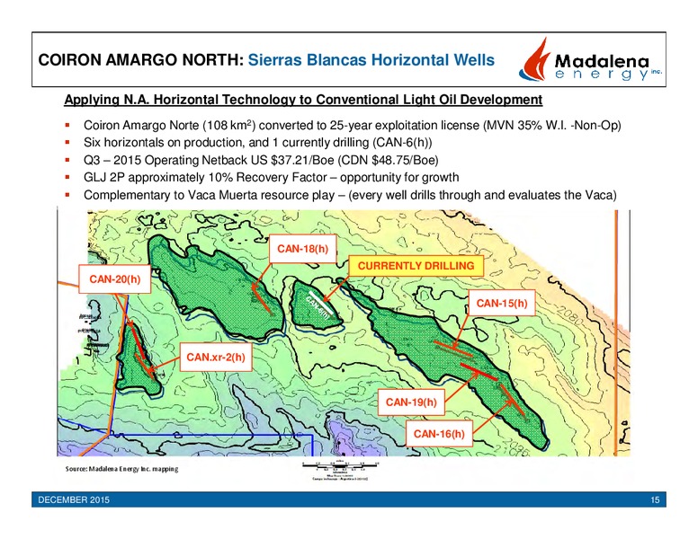 December 2015 Investor Presentation – Madalena Energy Inc. – slide 14