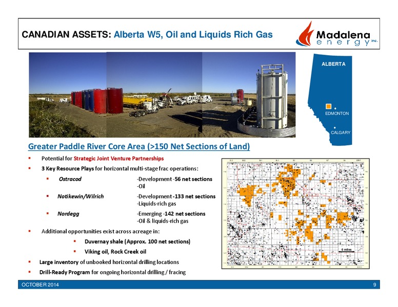 Corporate Presentation – Madalena Energy Inc. – slide 9