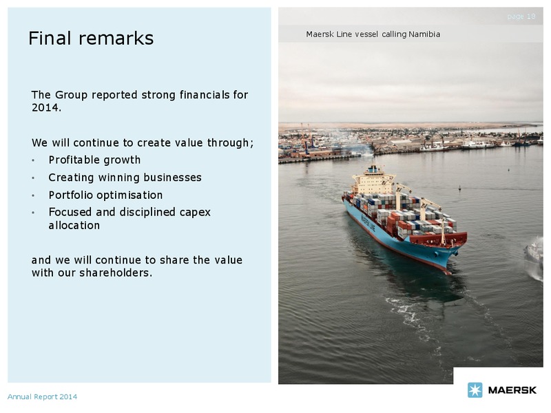 ANNUAL REPORT 2014 – Maersk Oil – slide 17