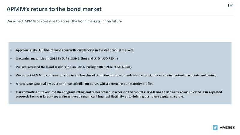 Bond Investor Presentation – Maersk Oil – slide 39
