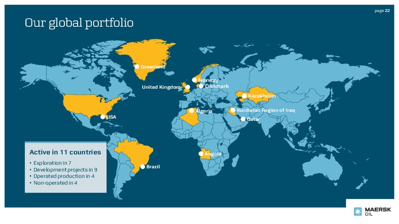September 2015 Investor Presentation – Maersk Oil – slide 14