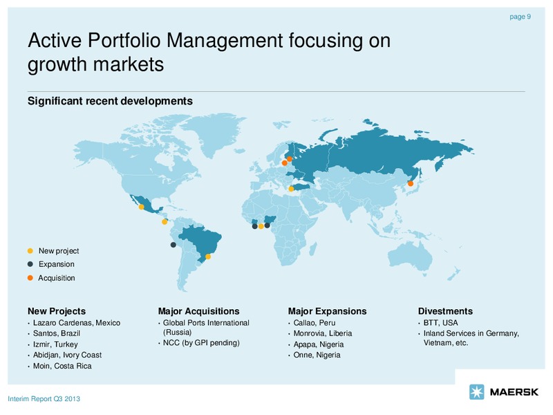 Q3 2013 EARNINGS CALL – Maersk Oil – slide 9