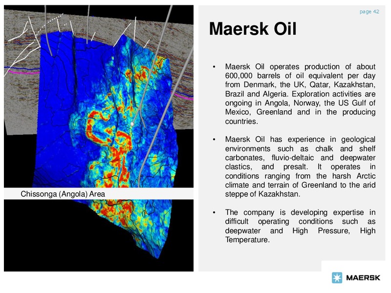 Q3 2013 EARNINGS CALL – Maersk Oil – slide 42
