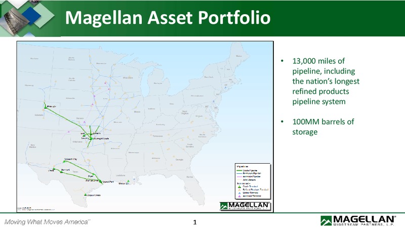 Crude Oil and Condensate Logistics and Export Opportunities – Magellan Midstream Partners Lp – slide 2