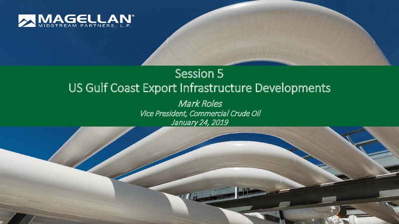 Argus Crude Summit – Magellan Midstream Partners Lp – slide 1