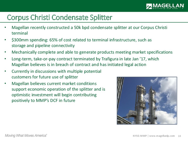 Evercore ISI Energy Summit Houston – Magellan Midstream Partners Lp – slide 9