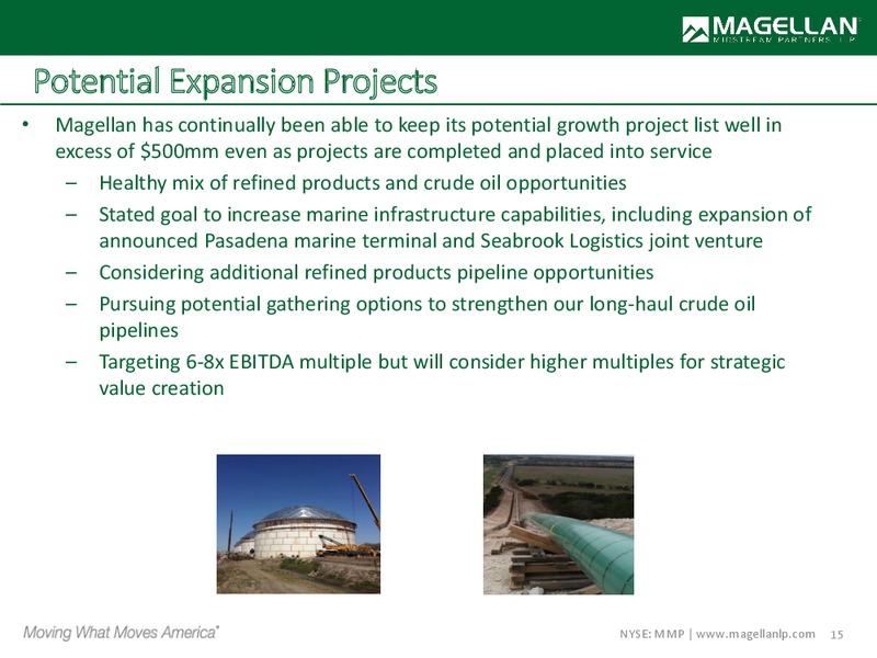 Evercore ISI Energy Summit Houston – Magellan Midstream Partners Lp – slide 14