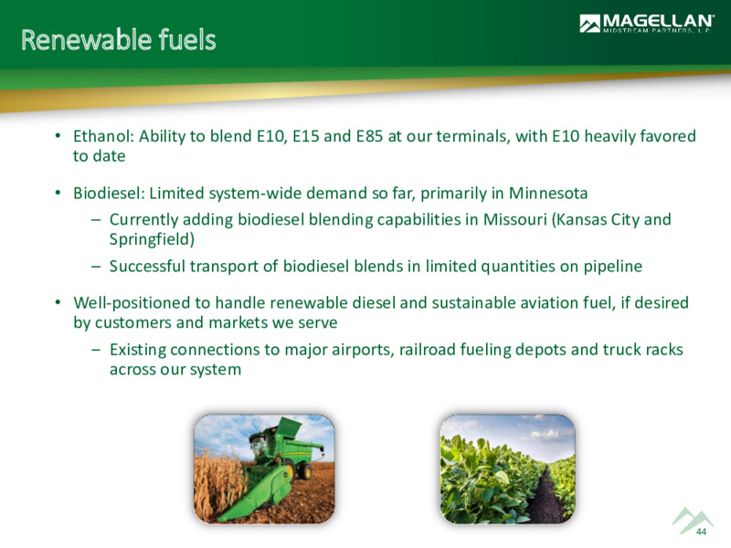 2022 Analyst Day – Magellan Midstream Partners Lp – slide 43