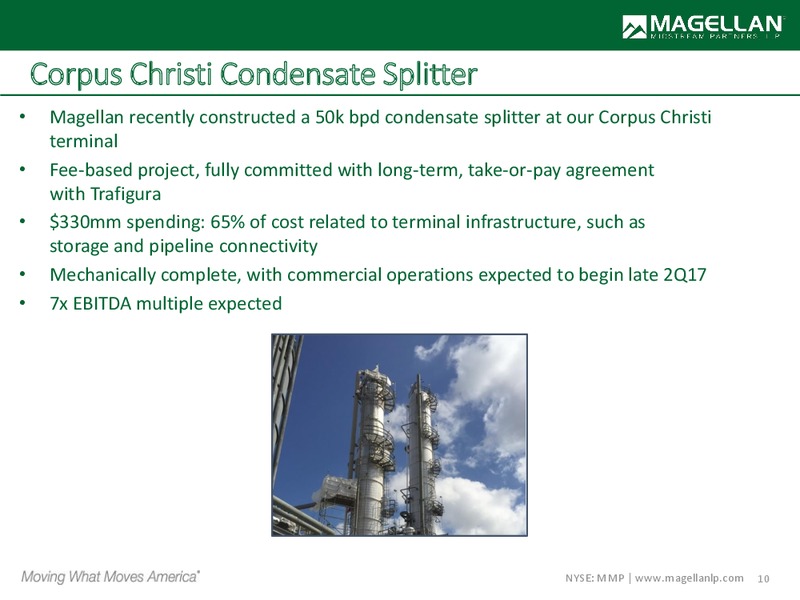 2017 MLPA Annual Investor Conference (Orlando) – Magellan Midstream Partners Lp – slide 9