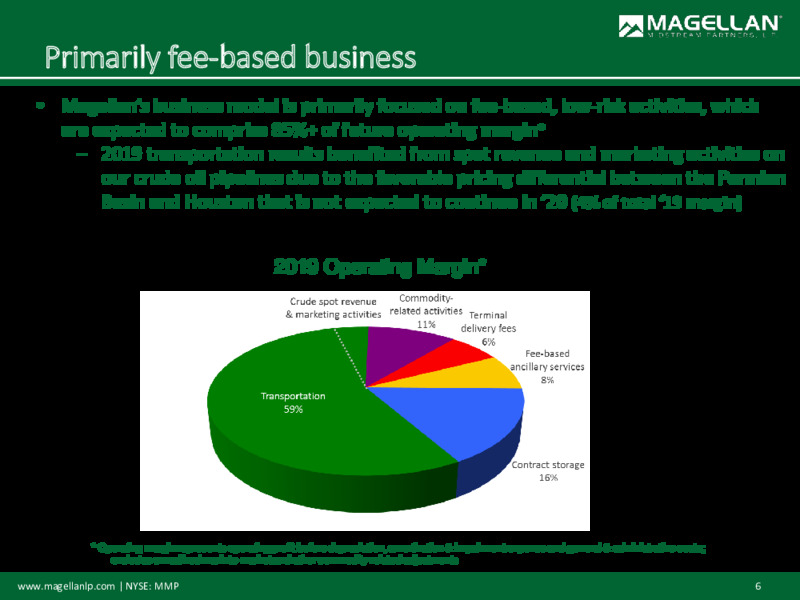 JP Morgan Energy Conference – Magellan Midstream Partners Lp – slide 5