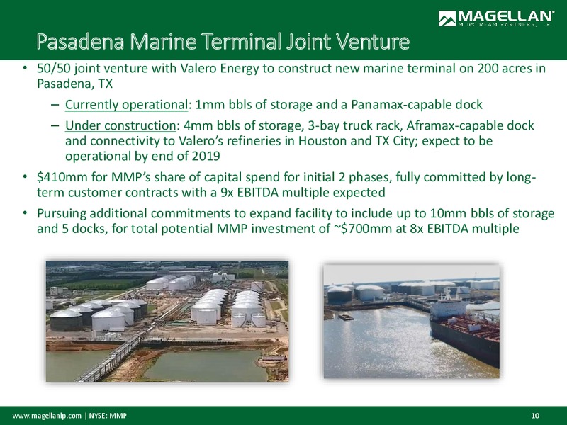 JP Morgan Energy Conference – Magellan Midstream Partners Lp – slide 9