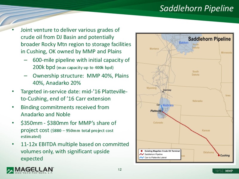 Citi MLP and Midstream Infrastructure Conference – Magellan Midstream Partners Lp – slide 11