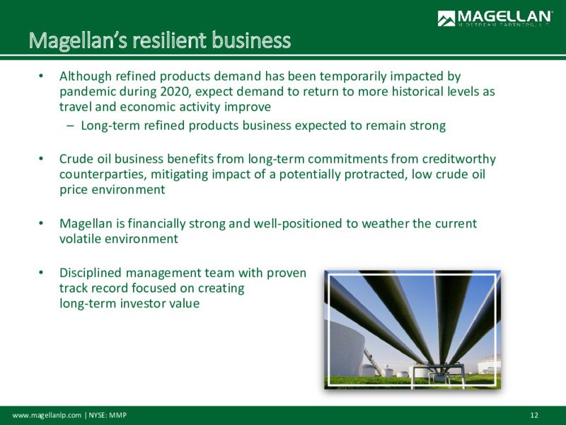 Virtual Investor Conferences – Magellan Midstream Partners Lp – slide 11