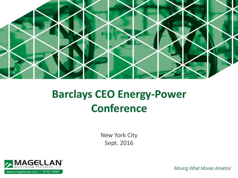 Barclays CEO Energy Power Conference – Magellan Midstream Partners Lp – slide 1