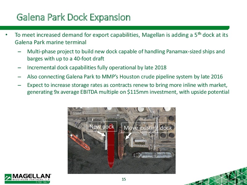 Barclays CEO Energy Power Conference – Magellan Midstream Partners Lp – slide 14