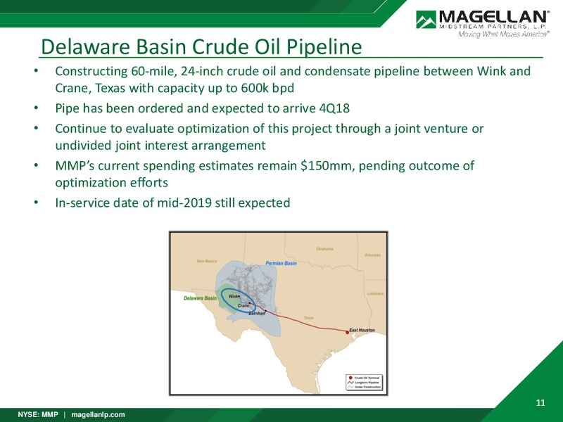 Barclays Global CEO Energy Power Conference – Magellan Midstream Partners Lp – slide 10
