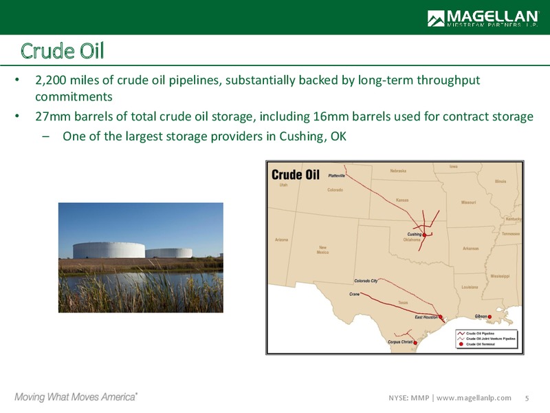 RBC Capital Markets Midstream Conference – Magellan Midstream Partners Lp – slide 4