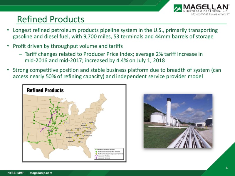 Wells Fargo Midstream Symposium – Magellan Midstream Partners Lp – slide 3