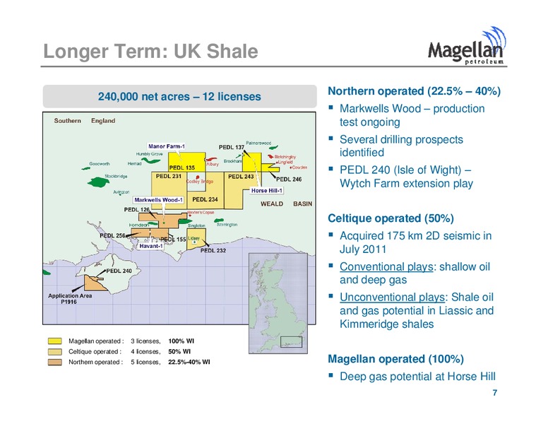 JUNE 2012 INVESTOR PRESENTATION – Magellan Petroleum Corp – slide 7