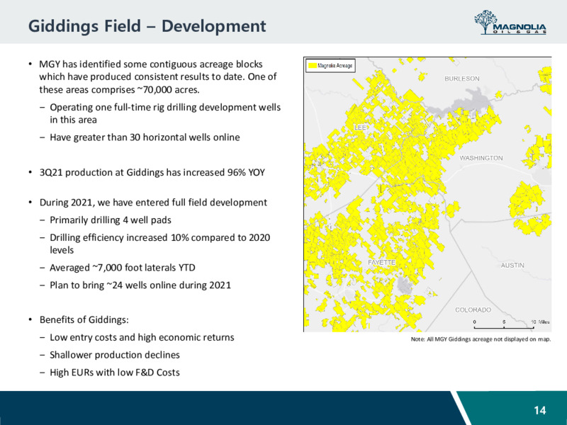 Goldman Sachs Global Energy and Clean Technology Conference – Magnolia Oil & Gas – slide 13