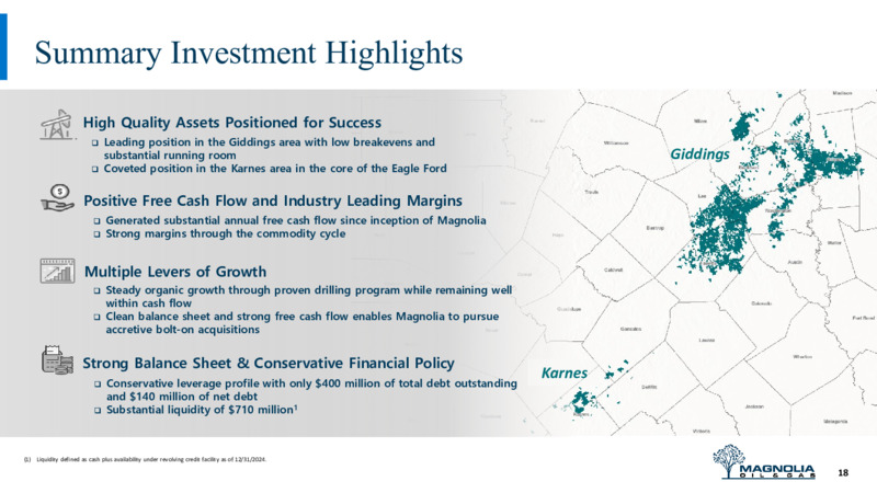 March 2025 Investor Presentation – Magnolia Oil & Gas – slide 17