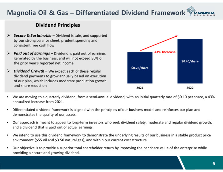 2Q22 Earnings Presentation – Magnolia Oil & Gas – slide 5