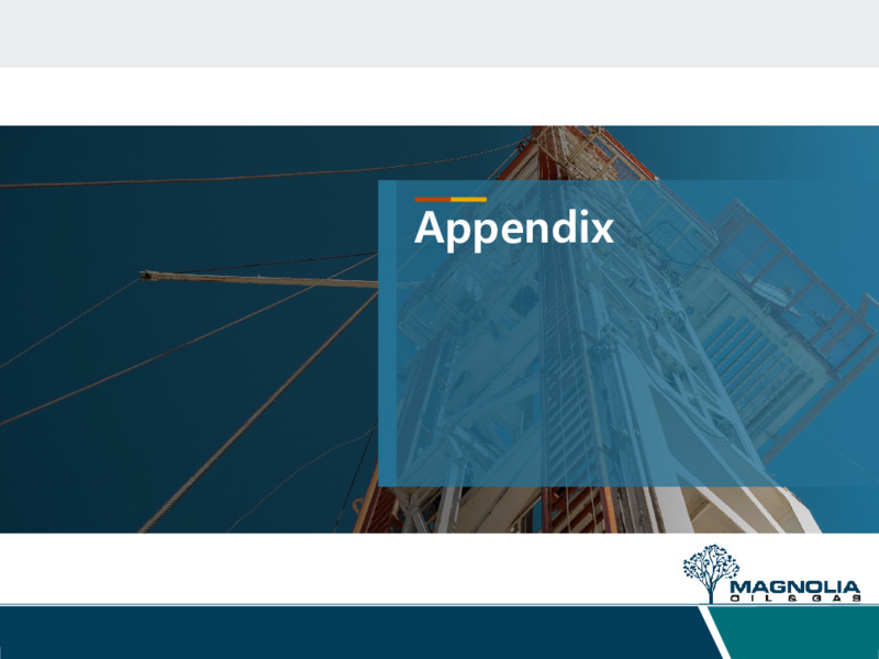 Barclays CEO Energy Power Conference – Magnolia Oil & Gas – slide 17