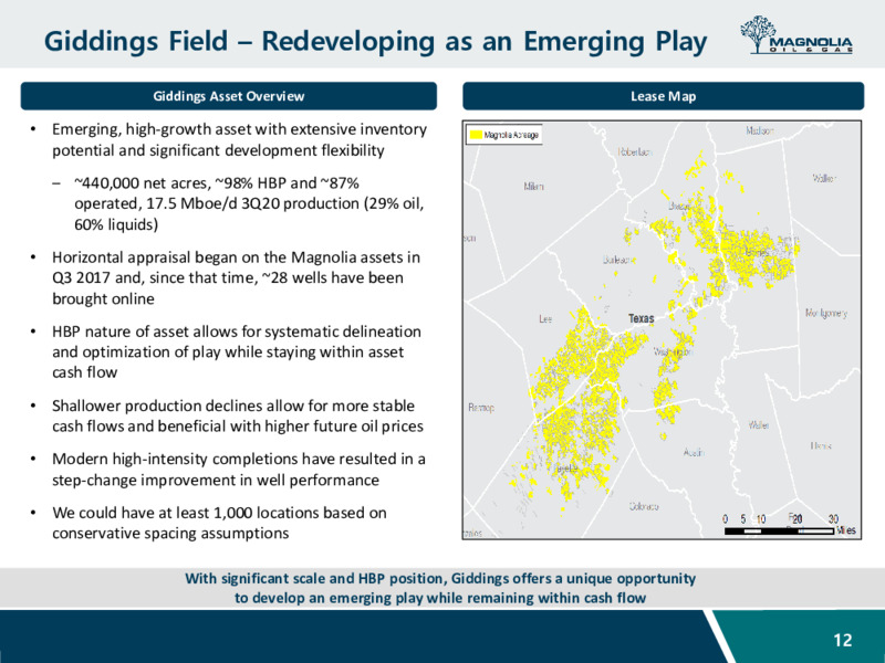 Corporation Investor Presentation   December 2020 – Magnolia Oil & Gas – slide 11