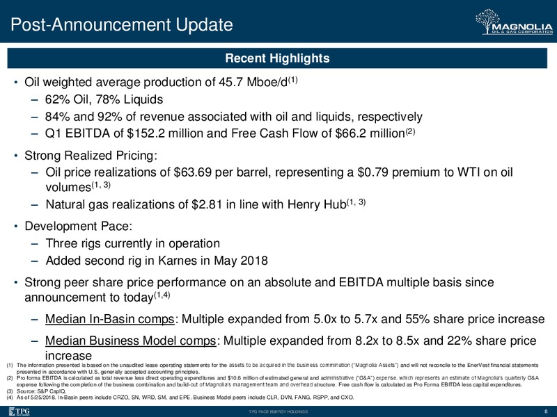 May 2018 Corporate Presentation – Magnolia Oil & Gas Operating LLC – slide 7