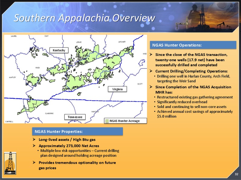 JANUARY 2012 CORPORATE PRESENTATION – Magnum Hunter Resources Corp. – slide 31