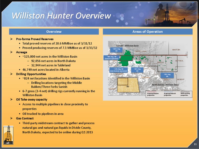 May 2012 Investor Presentation – Magnum Hunter Resources Corp. – slide 11