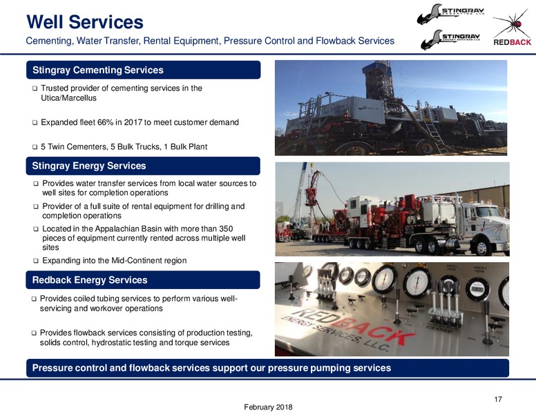 Simmons Annual Energy Conference – Mammoth Energy Services Inc. – slide 17