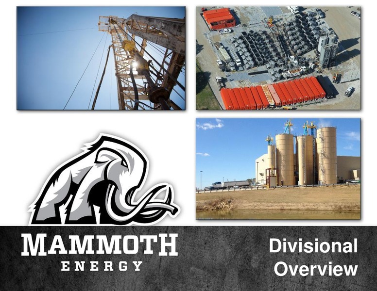 Simmons 17th Annual Energy Conference – Mammoth Energy Services Inc. – slide 10