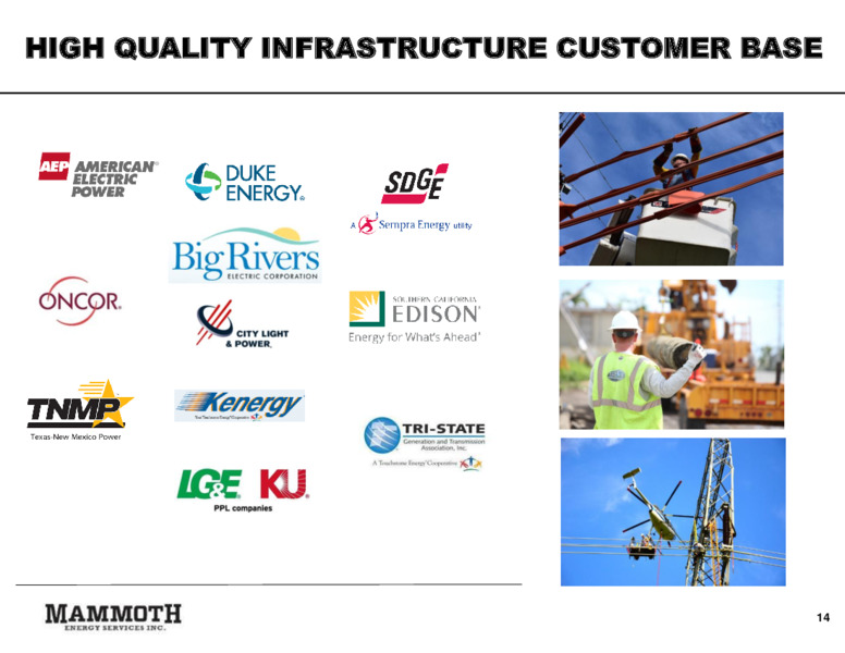 July 2022 Investor Presentation – Mammoth Energy Services Inc. – slide 14